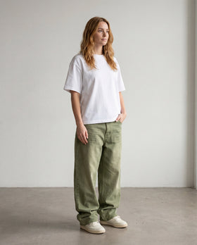 Matcha Jeans - three quarter